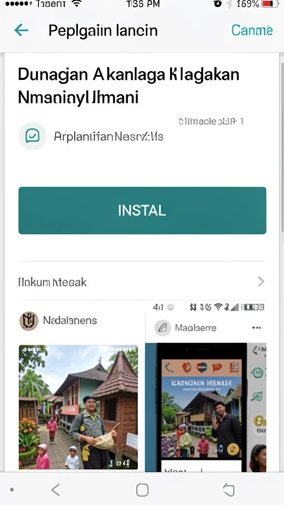 idamantoto - Tampilan antarmuka yang ramah pengguna.
