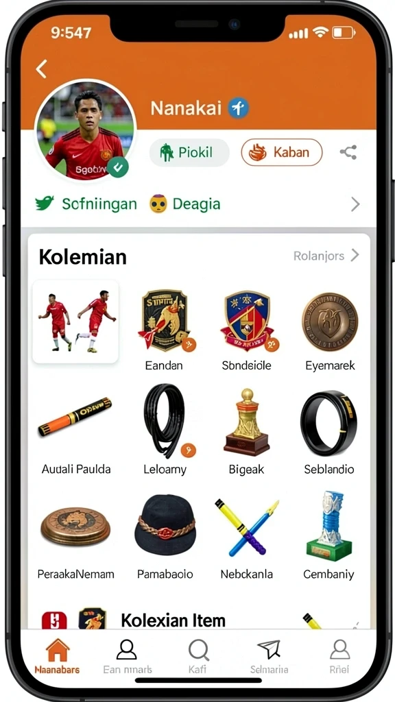 singa8 - Screenshot karakter unik yang dapat dipilih oleh pemain.
