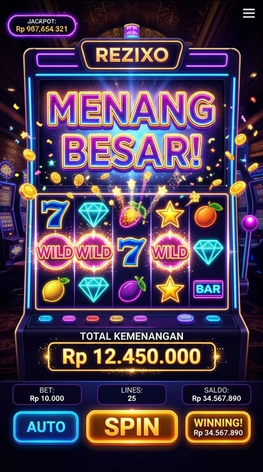 Layar utama rezixo — antarmuka bersih setelah instalasi
